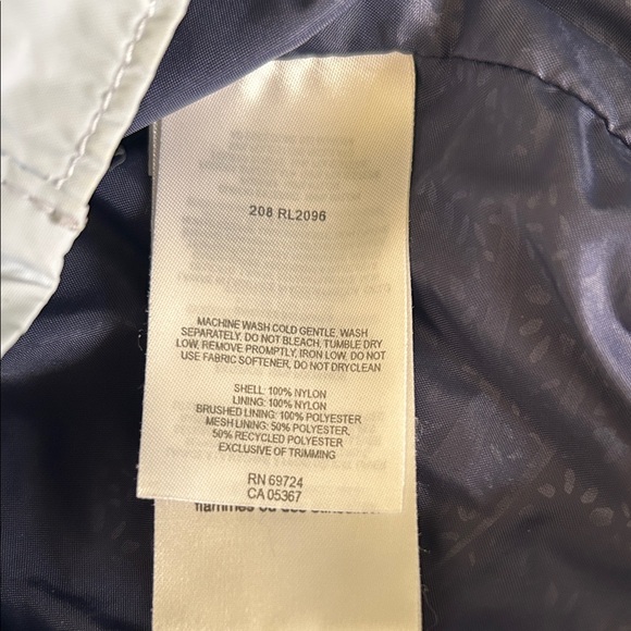 Columbia Women's Jacket - Light Blue and Navy - Picture 10 of 12